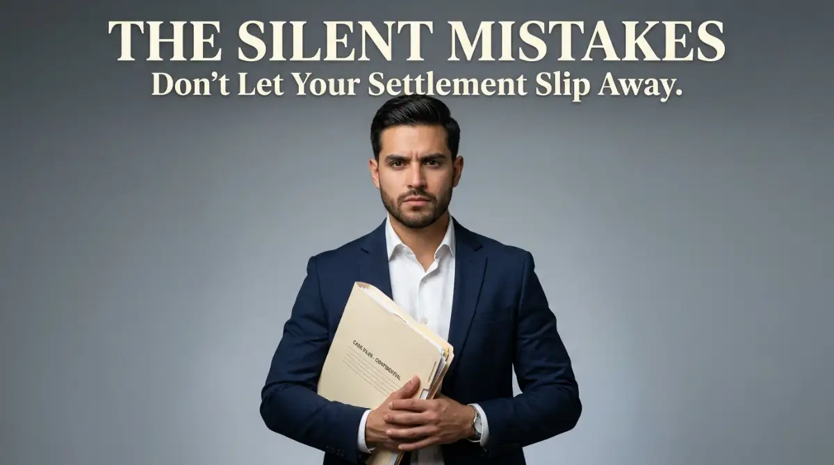 The Silent Mistakes That Can Accidentally Sabotage Your Personal Injury Claim Settlement